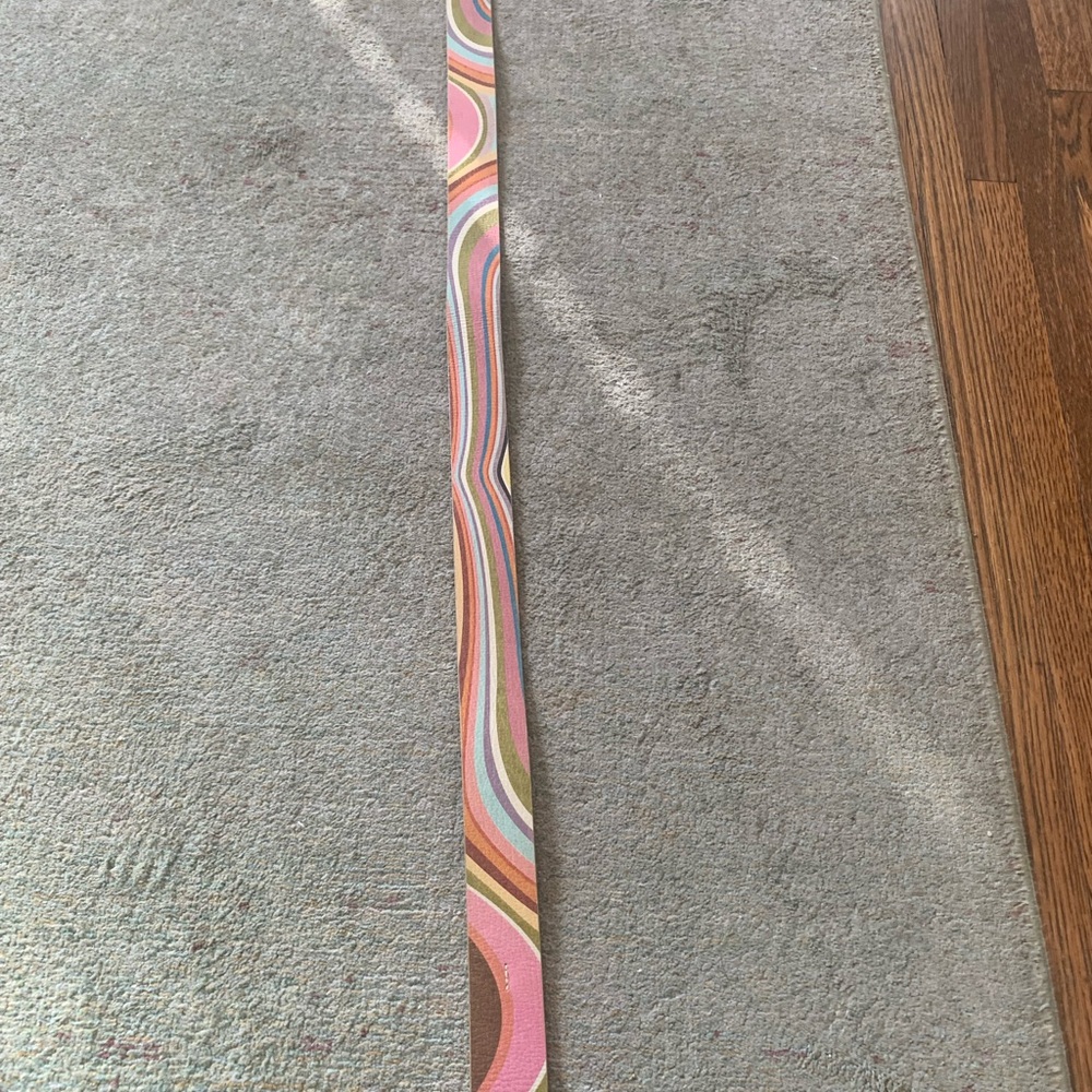 Paul Smith Dusky Swirl Multicolor Leather Belt